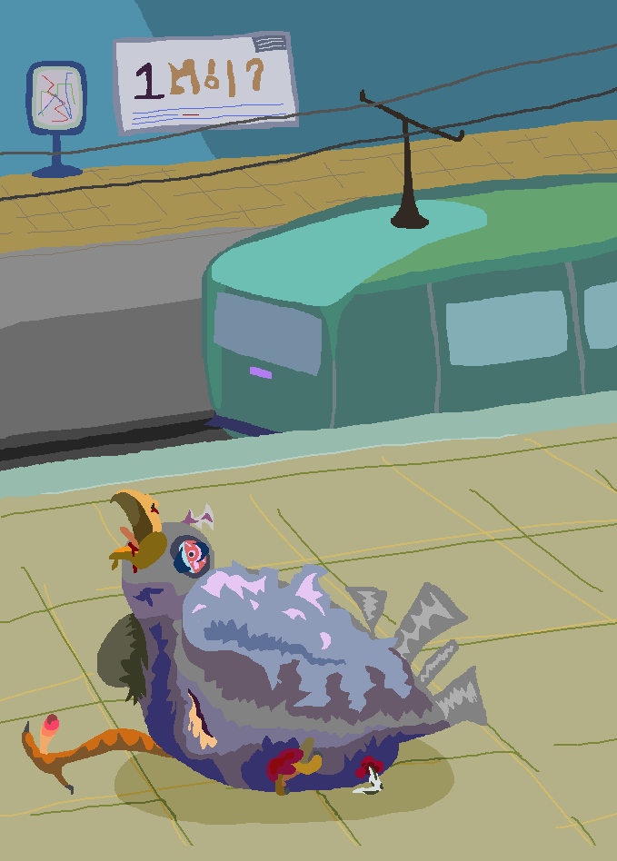 MSPaint Spirit Animal Pidgeon