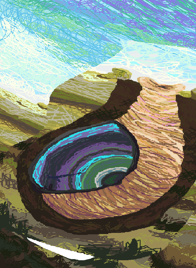 MSPaint Spirit Animal Geoduck