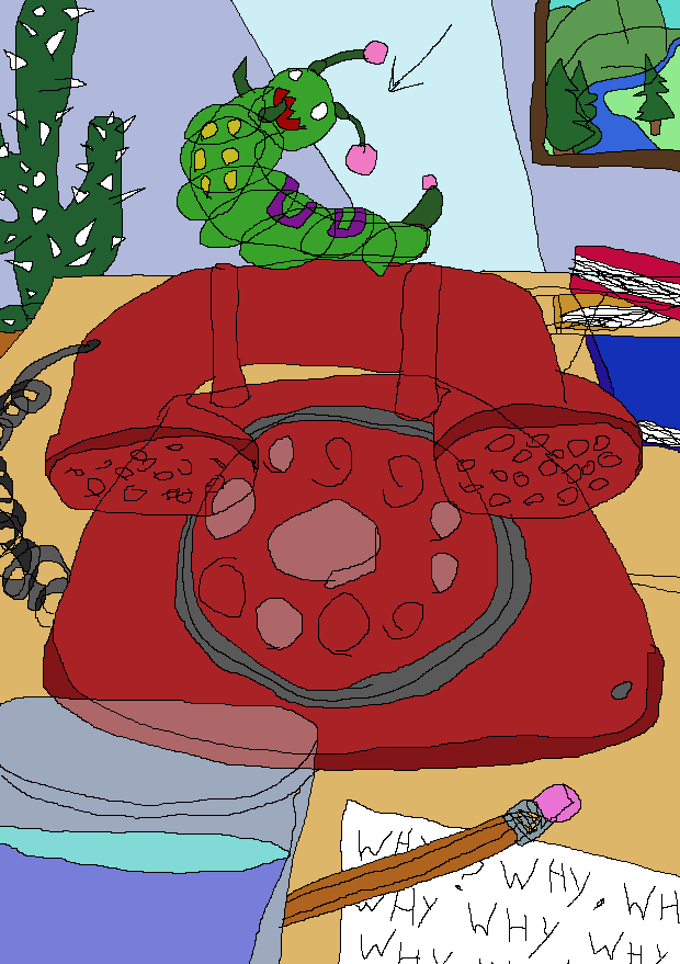MSPaint Spirit Animal Caterpillar