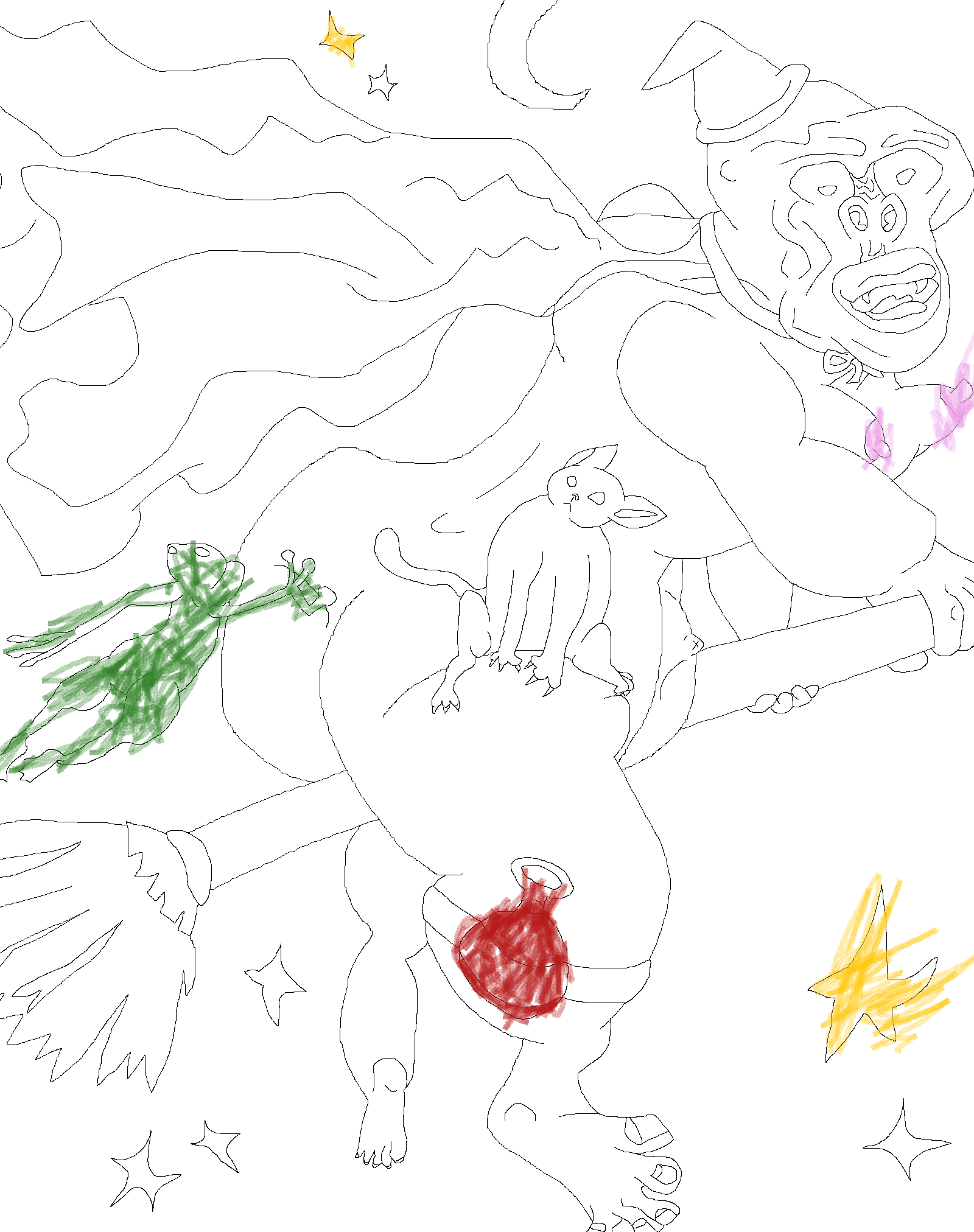 MSPaint Spirit Animal Gorilla